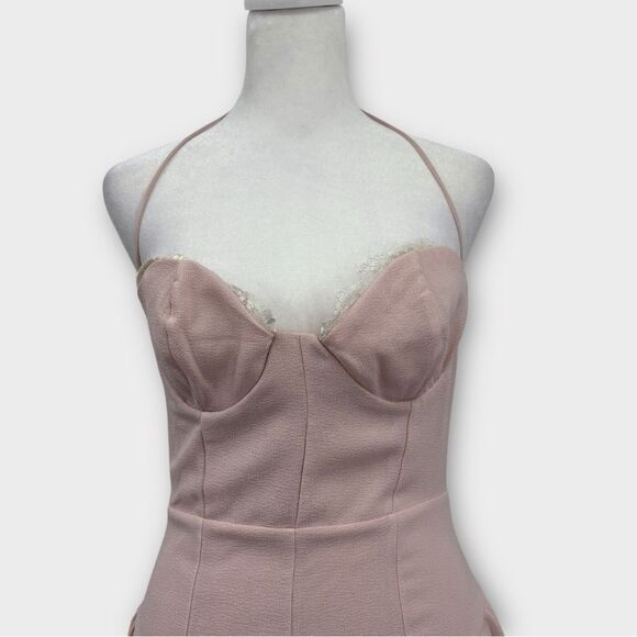 Lucy In The Sky Corset Fit and Flare Dress in Pink Women’s Size S - Picture 3 of 7